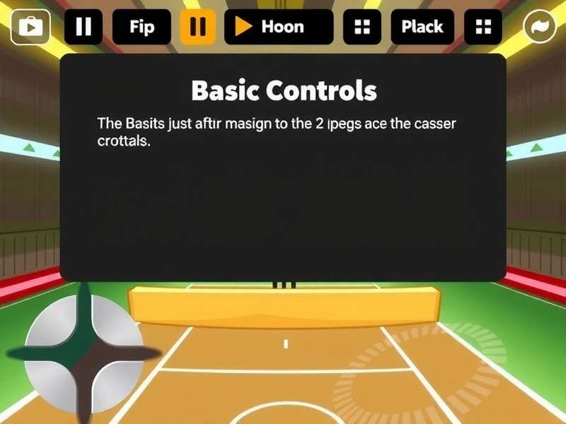 Basket Cricket Genius tutorial screen showing basic controls