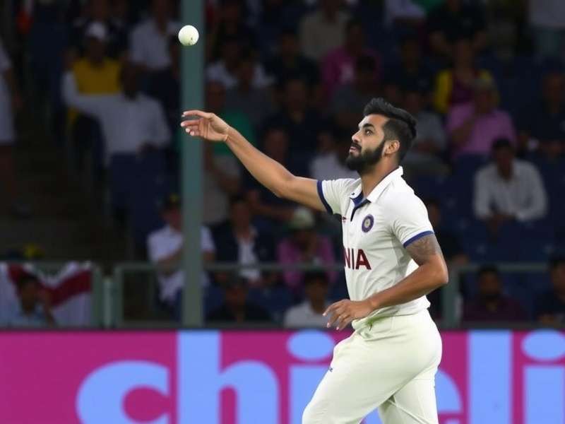 Indian player demonstrating a bowling strategy in Basket Cricket Genius